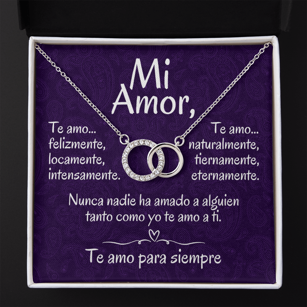 Regalo Para Mi Amor | Collar de Círculos Entrelazados | Te Amo