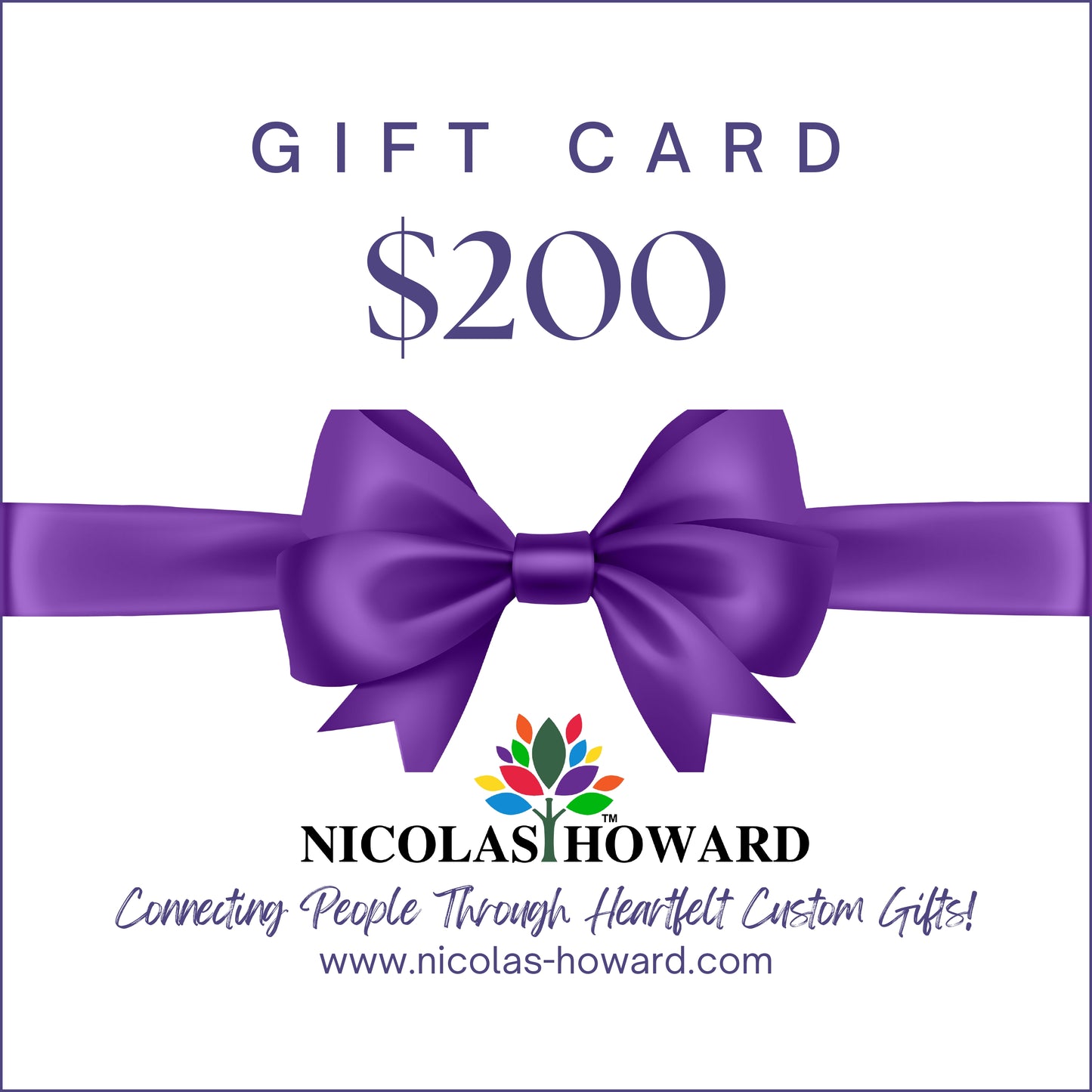 Nicolas Howard Gift Card