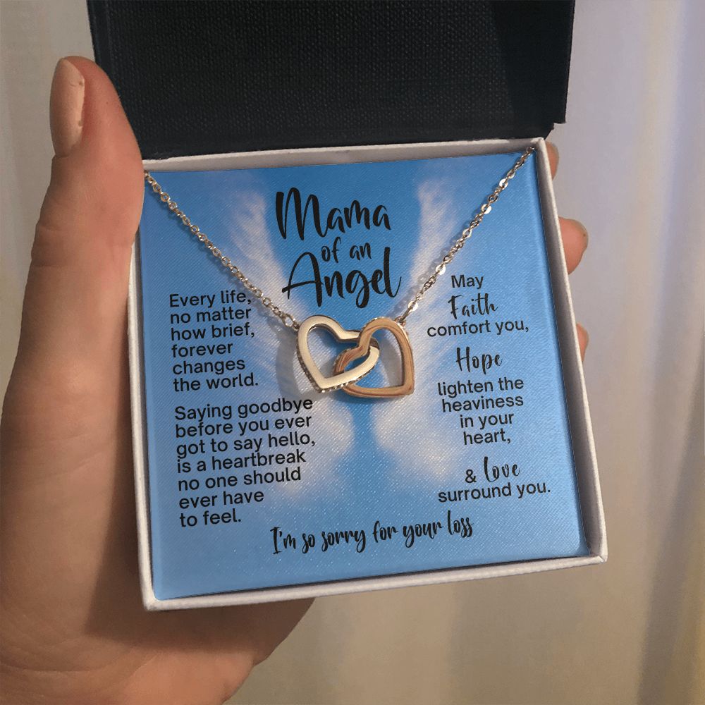 Miscarriage Gift, Infant Loss Memorial Keepsake, Stillborn Baby Necklace