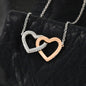 DELETE To My Daughter | Love You Forever | Interlocking Hearts Necklace