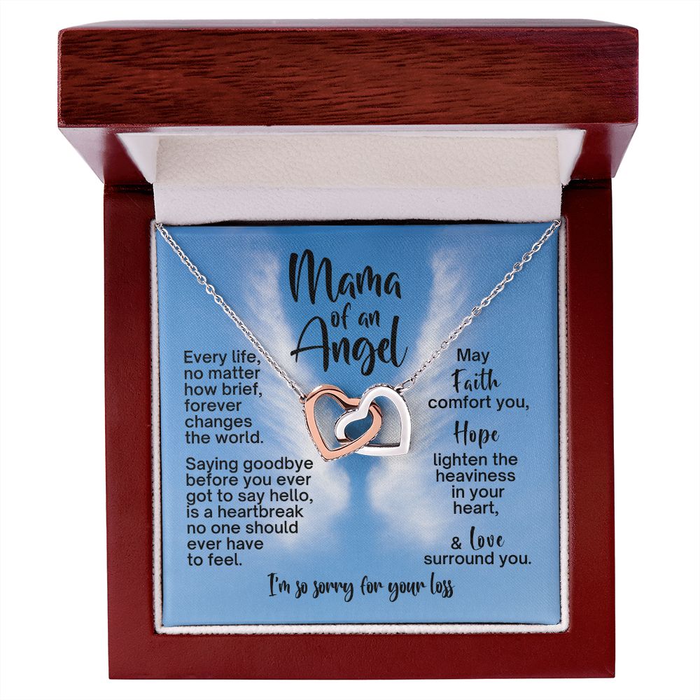 Miscarriage Gift, Infant Loss Memorial Keepsake, Stillborn Baby Necklace
