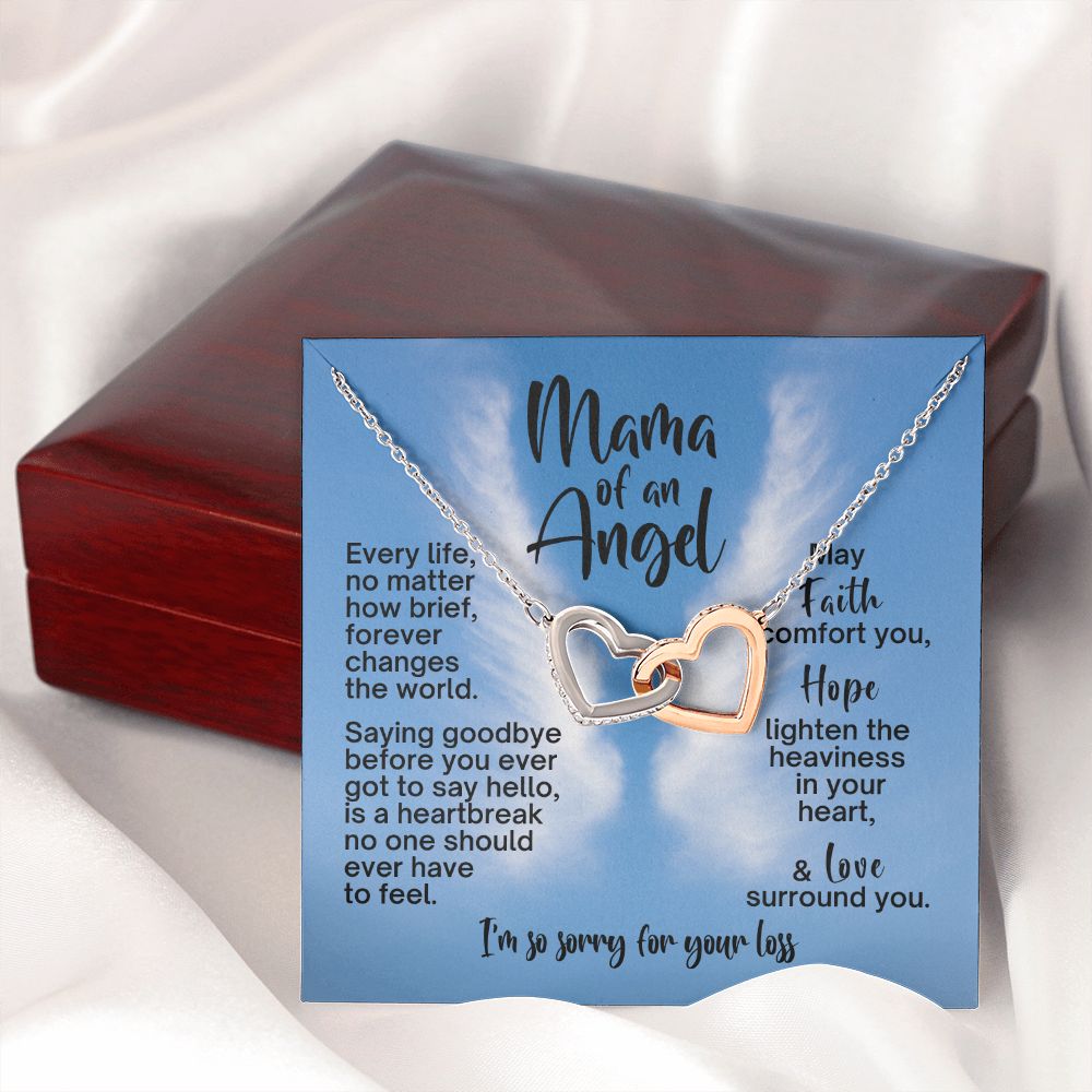 Miscarriage Gift, Infant Loss Memorial Keepsake, Stillborn Baby Necklace