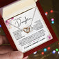 DELETE To My Daughter | Love You Forever | Interlocking Hearts Necklace