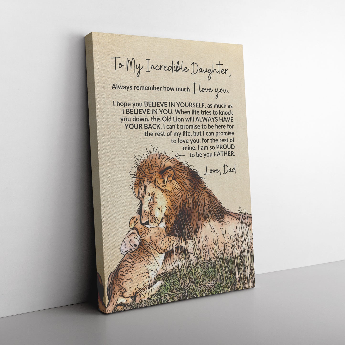 To My Daughter | This Old Lion Will Always Have Your Back