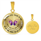 Butterfly Pendant Remembrance Necklace | Loss of Loved One Memorial Gift