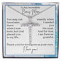 Bonus Mom Gift | Cross Necklace for Step Mom, Boyfriend's Mom, Foster Mom