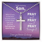 To My Son | He'll Always Be There For You | Cross Necklace