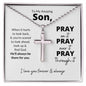 To My Son | He'll Always Be There For You | Cross Necklace