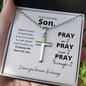 To My Son | I'll Always Be There For You | Cross Necklace