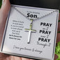 To My Son | He'll Always Be There For You | Cross Necklace