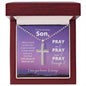 To My Son | He'll Always Be There For You | Cross Necklace