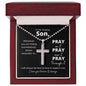 To My Son | Pray Through It | Cross Necklace