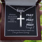 To My Son | Pray Through It | Cross Necklace