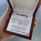 I'm Sorry | Apology Gift for Wife, Soulmate, Girlfriend | Forever Love Necklace