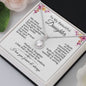 To My Daughter | Mother & Daughter Hearts As One | Eternal Hope Necklace