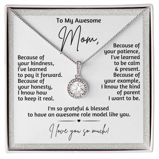 Gift for Mom | Necklace for Mom from Daughter/Son | Awesome Role Model