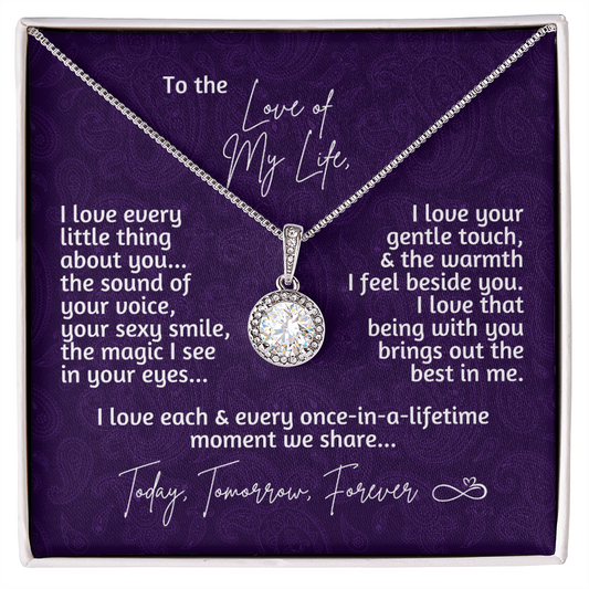 Gift for Love of Your Life | Necklace for Wife, Fiancée, Girlfriend | Every Moment