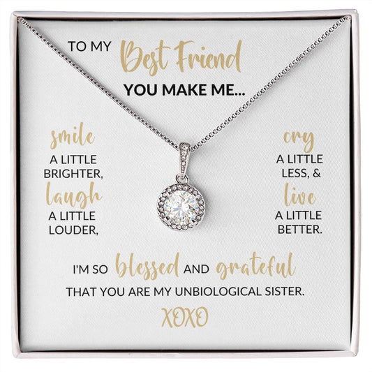 To My Best Friend | Blessed & Grateful | Eternal Hope Necklace