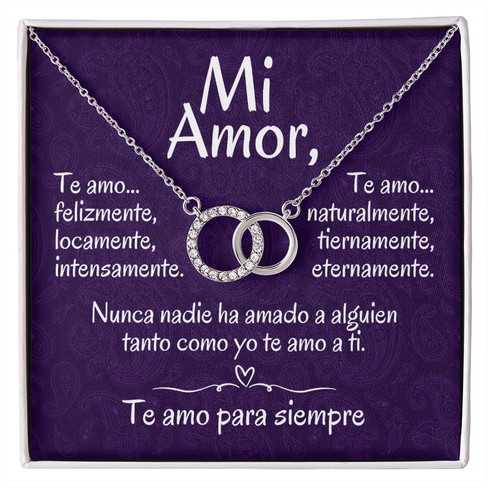 Regalo Para Mi Amor | Collar de Círculos Entrelazados | Te Amo