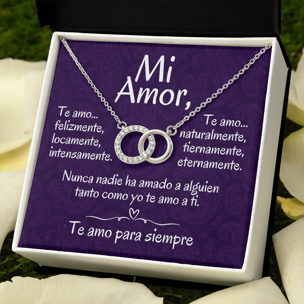 Regalo Para Mi Amor | Collar de Círculos Entrelazados | Te Amo