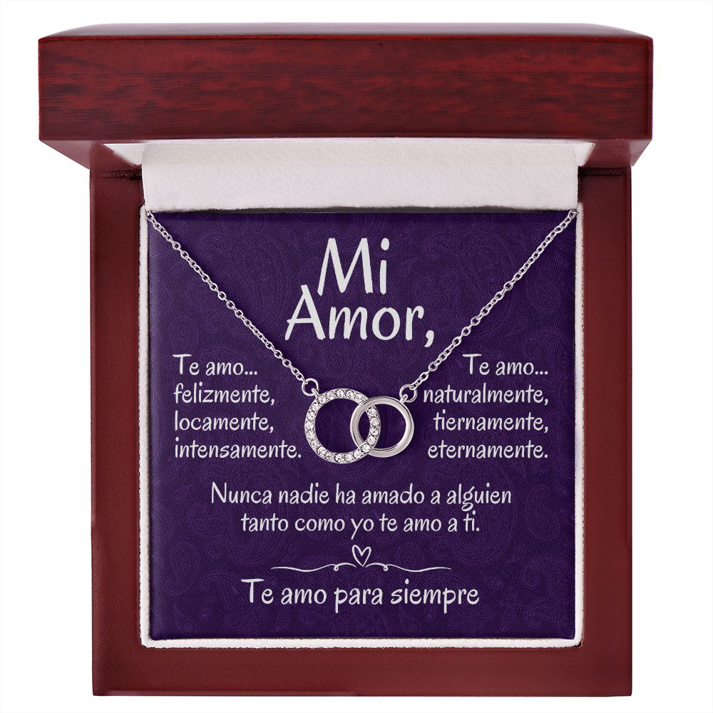 Regalo Para Mi Amor | Collar de Círculos Entrelazados | Te Amo