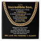 To Our Son | If We Could Give You 3 Things | Cuban Link Chain from Parents