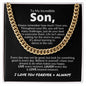 To My Son | Live, Love, Laugh |  Cuban Chain