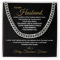 To  My Husband | Every Little Thing About You | Cuban Link Chain