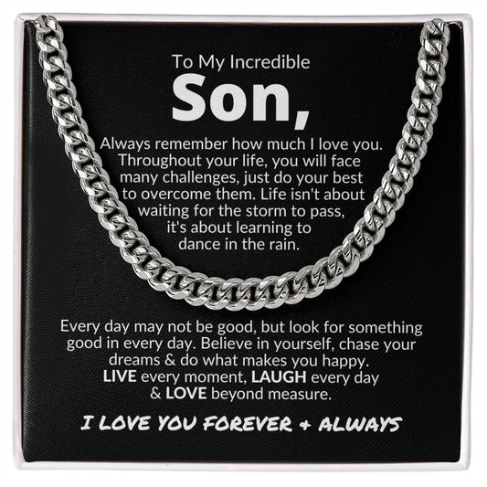 To My Son | Live, Love, Laugh |  Cuban Chain