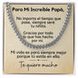 Regalo Para Papá | Cadena de Eslabones Cubanos | Siempre Seré Tu Niñita