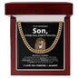 To My Son | Believe in Yourself | Cuban Link Chain
