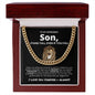 To My Son | Your Biggest Fan | Cuban Link Chain