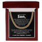 To My Son | Live, Love, Laugh |  Cuban Chain