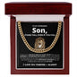 To My Son | Proudest Moment | Cuban Link Chain