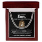 To My Son | Your Biggest Fan | Cuban Link Chain