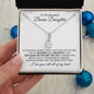To My Bonus Daughter | Blessed and Grateful | Alluring Beauty Necklace