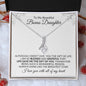 To My Bonus Daughter | Blessed and Grateful | Alluring Beauty Necklace