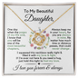 To My Daughter | Most Beautiful Chapter | Love Knot Necklace