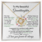 To My Granddaughter | Most Beautiful Chapter | Love Knot Necklace