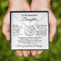 To My Daughter | Most Beautiful Chapter | Love Knot Necklace