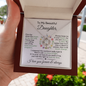 To My Daughter | Most Beautiful Chapter | Love Knot Necklace