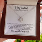 To My Bonus Daughter | Blessed and Grateful | Love Knot Necklace