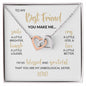 To My Best Friend | Blessed & Grateful | Interlocking Hearts Necklace
