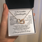 To My Granddaughter | Most Beautiful Chapter | Interlocking Hearts Necklace