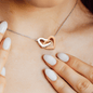 To My Daughter | Most Beautiful Chapter | Interlocking Hearts Necklace