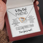 To My Best Friend | Constant Source of Unconditional Love | Interlocking Hearts Necklace