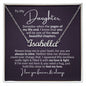 To My Daughter | Personalized Name Necklace | Most Beautiful Chapter