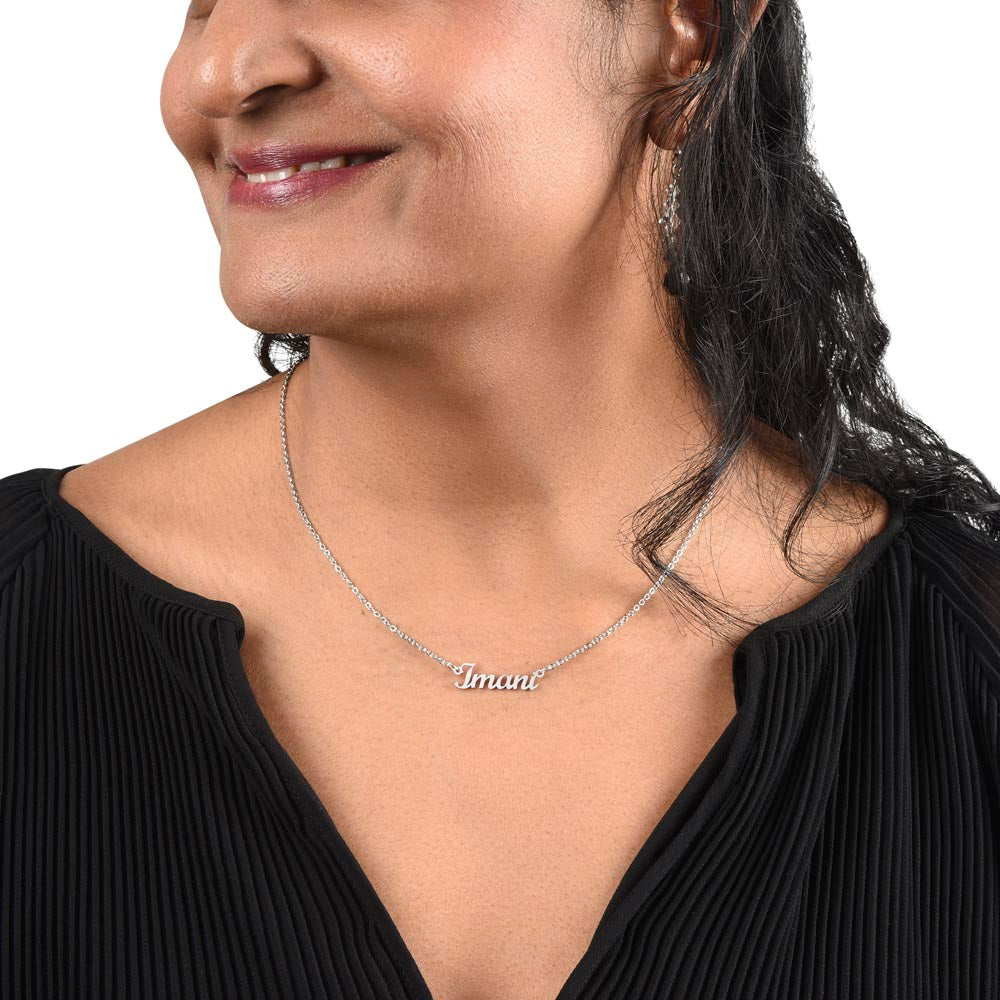 To My Daughter | Personalized Name Necklace | Proudest Moment