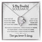 To My Soulmate | Last Everything | Forever Love Necklace
