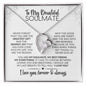 To My Soulmate | Greatest Gift | Forever Love Necklace